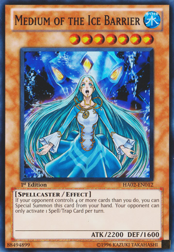 Medium of the Ice Barrier [HA02-EN012] Super Rare | Devastation Store