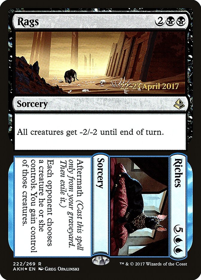 Rags // Riches  [Amonkhet Prerelease Promos] | Devastation Store