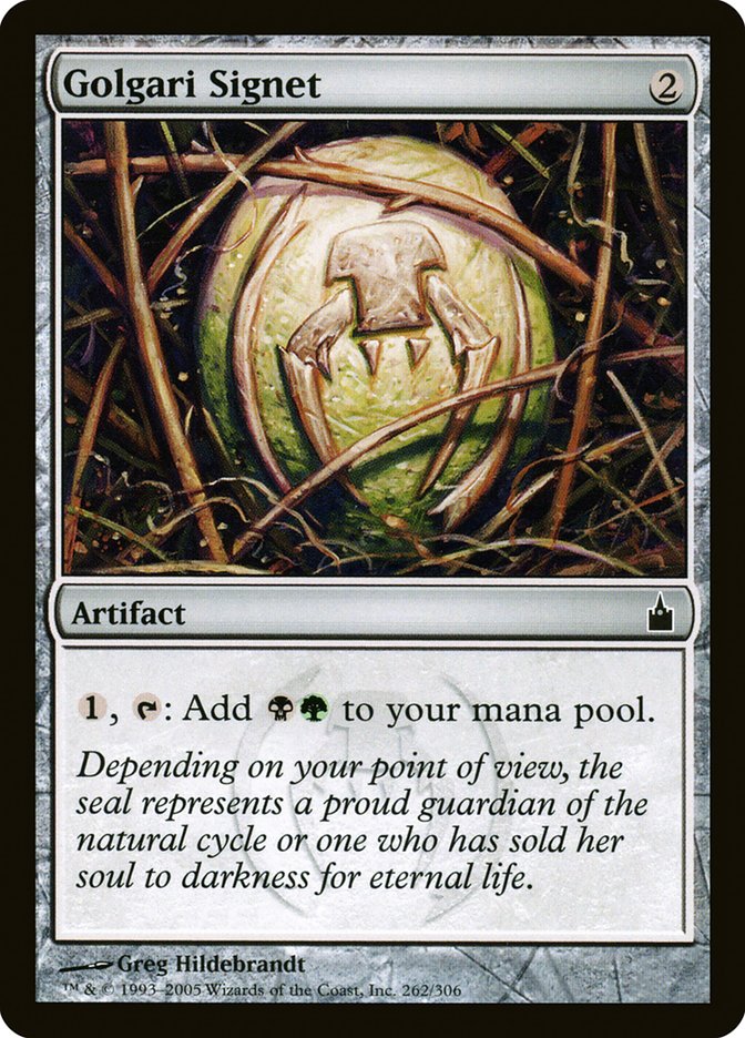 Golgari Signet [Ravnica: City of Guilds] | Devastation Store