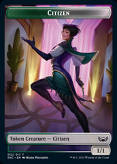 Plant // Citizen Double-sided Token [Streets of New Capenna Commander Tokens] | Devastation Store