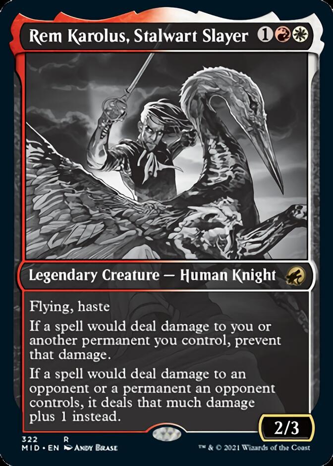 Rem Karolus, Stalwart Slayer (Showcase Eternal Night) [Innistrad: Midnight Hunt] | Devastation Store