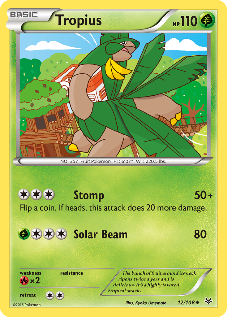 Tropius (12/108) [XY: Roaring Skies] | Devastation Store