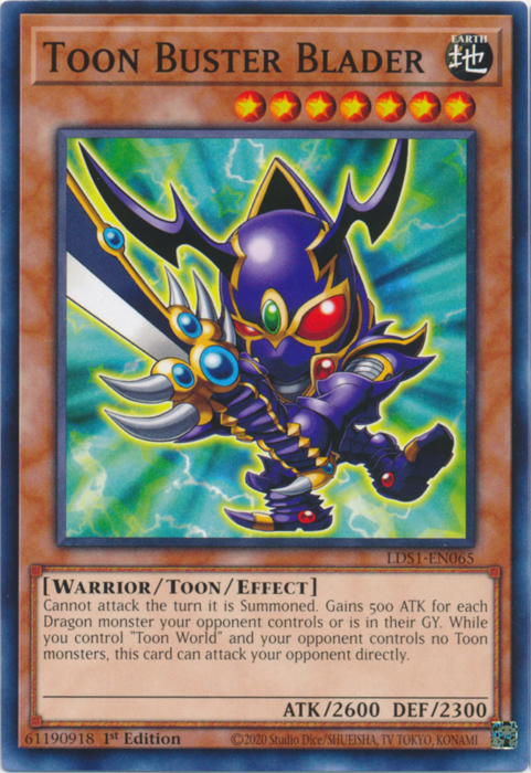 Toon Buster Blader [LDS1-EN065] Common | Devastation Store