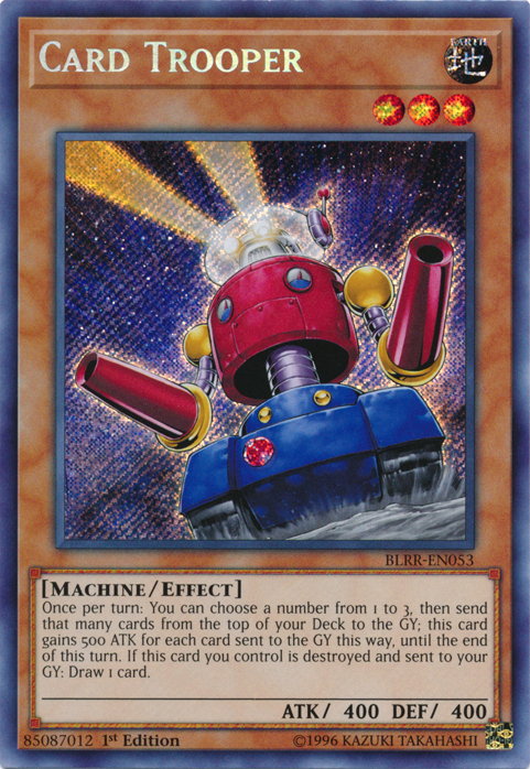 Card Trooper [BLRR-EN053] Secret Rare | Devastation Store