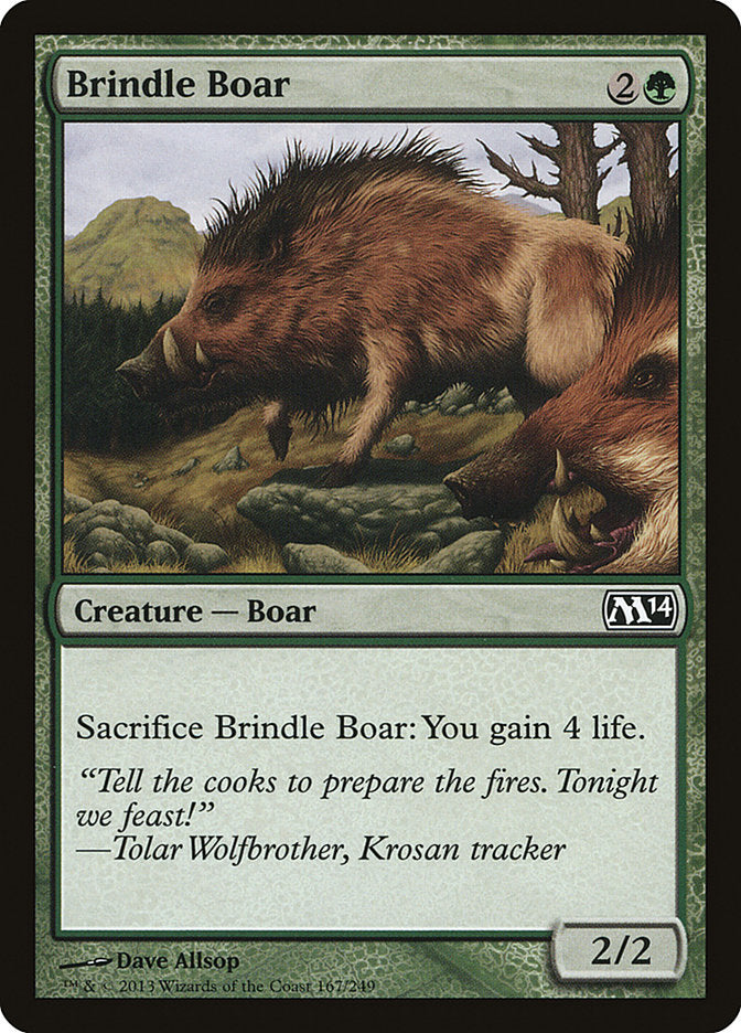 Brindle Boar [Magic 2014] | Devastation Store