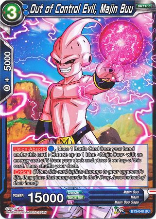 Out of Control Evil, Majin Buu [BT3-048] | Devastation Store