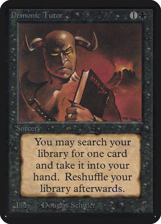 Demonic Tutor [Limited Edition Alpha] - Devastation Store | Devastation Store