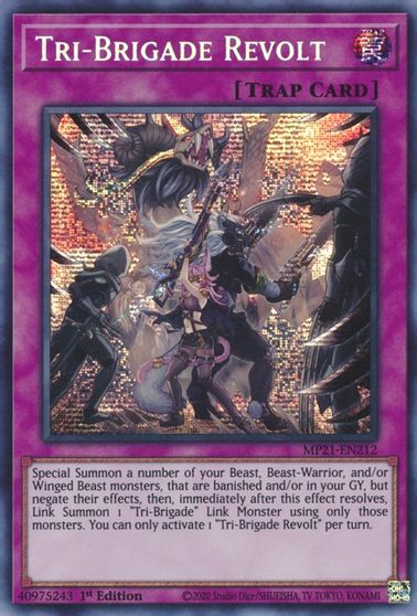 Tri-Brigade Revolt [MP21-EN212] Prismatic Secret Rare | Devastation Store