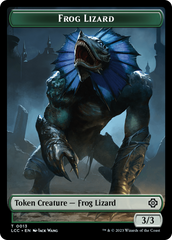 Frog Lizard // Merfolk (0003) Double-Sided Token [The Lost Caverns of Ixalan Commander Tokens] | Devastation Store