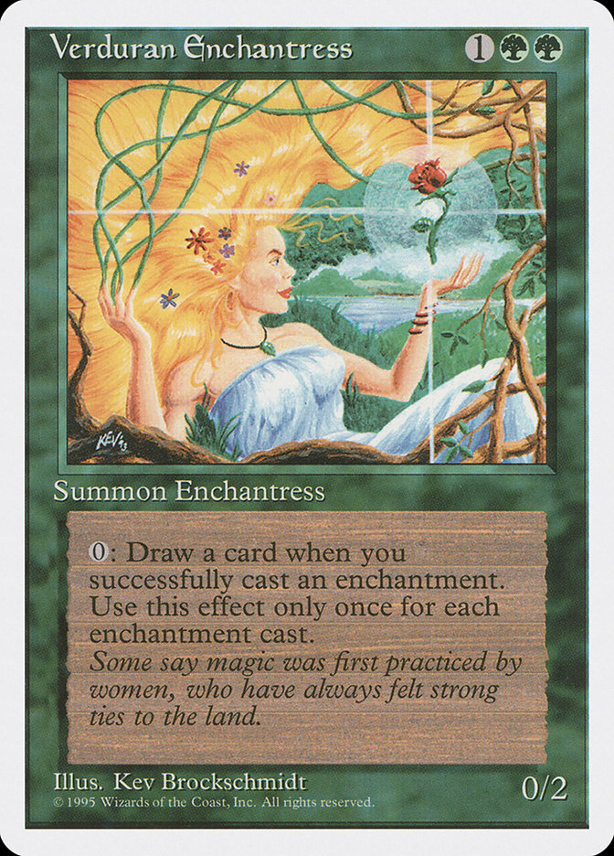 Verduran Enchantress [Fourth Edition] | Devastation Store