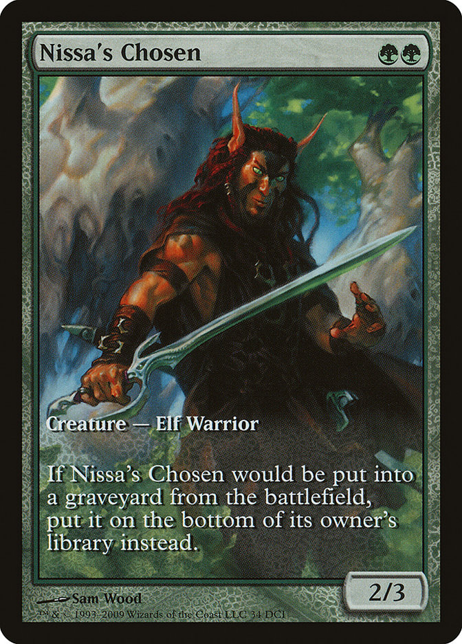 Nissa's Chosen (Game Day) (Extended) [Zendikar Promos] | Devastation Store