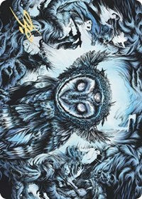 Vega, the Watcher Art Card (Gold-Stamped Signature) [Kaldheim: Art Series] | Devastation Store