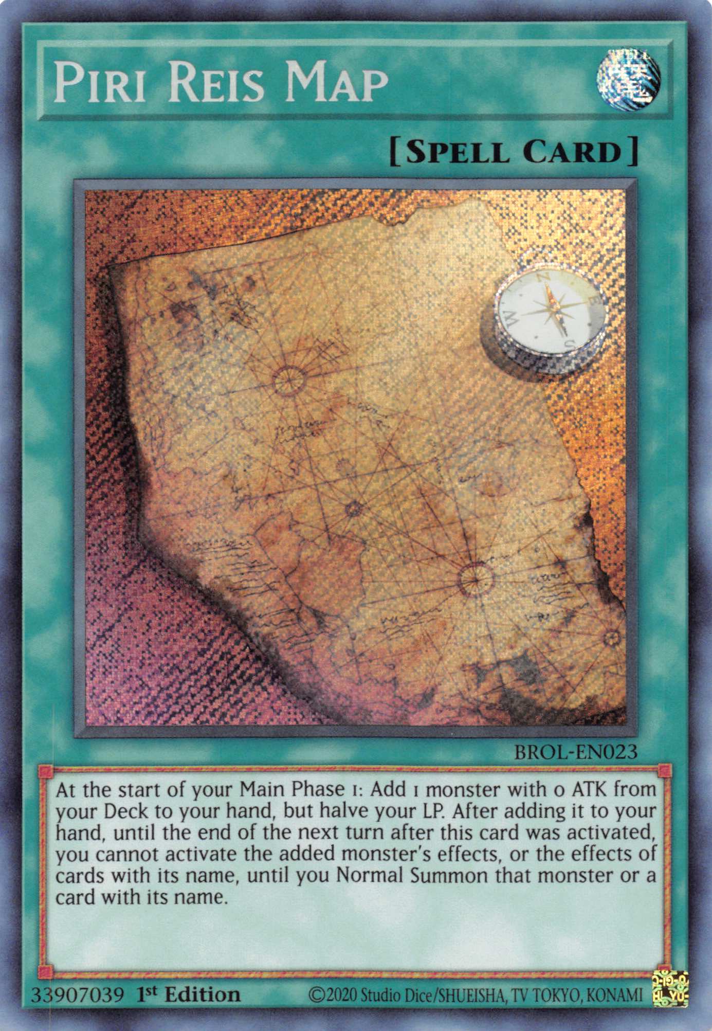 Piri Reis Map [BROL-EN023] Secret Rare | Devastation Store