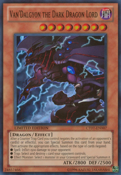 Van'Dalgyon The Dark Dragon Lord [CT07-EN007] Super Rare | Devastation Store