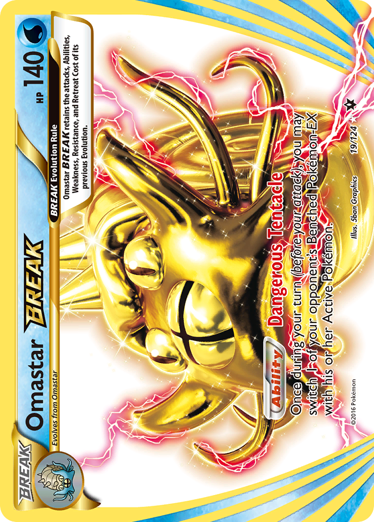 Omastar BREAK (19/124) [XY: Fates Collide] | Devastation Store