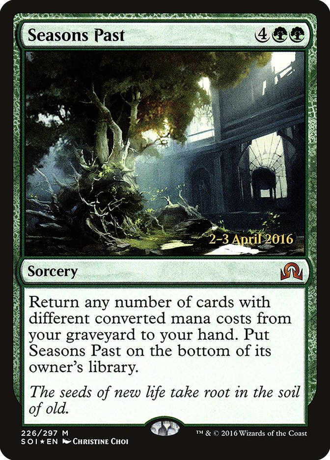 Seasons Past [Shadows over Innistrad Prerelease Promos] - Devastation Store | Devastation Store