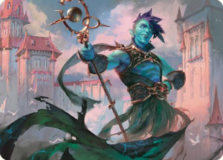 Haughty Djinn Art Card [Dominaria United Art Series] | Devastation Store