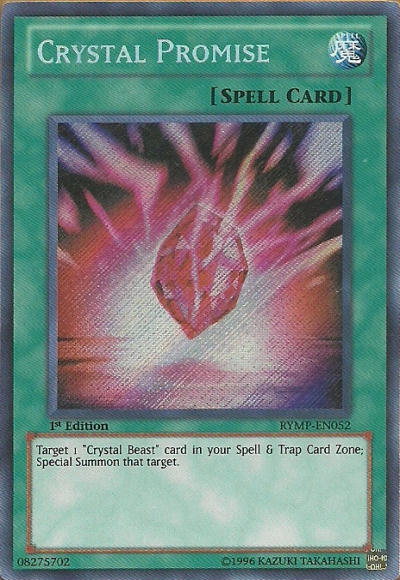 Crystal Promise [RYMP-EN052] Secret Rare | Devastation Store