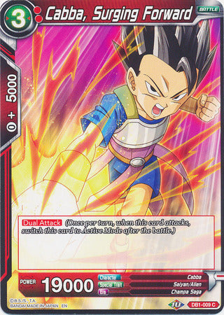 Cabba, Surging Forward (DB1-009) [Dragon Brawl] | Devastation Store