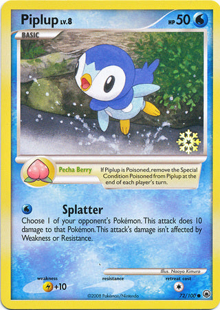 Piplup (72/100) [Countdown Calendar Promos] | Devastation Store