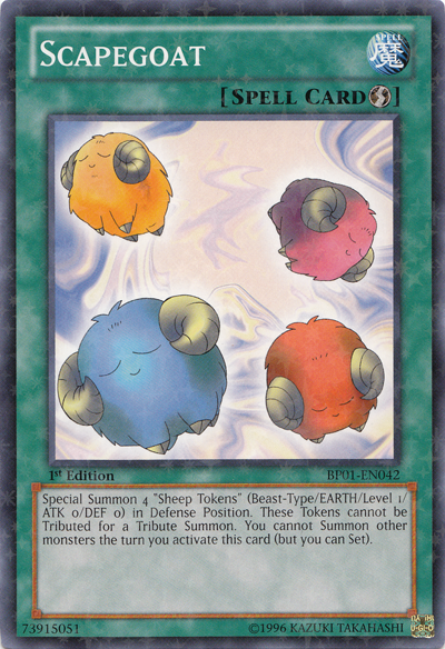 Scapegoat [BP01-EN042] Starfoil Rare | Devastation Store