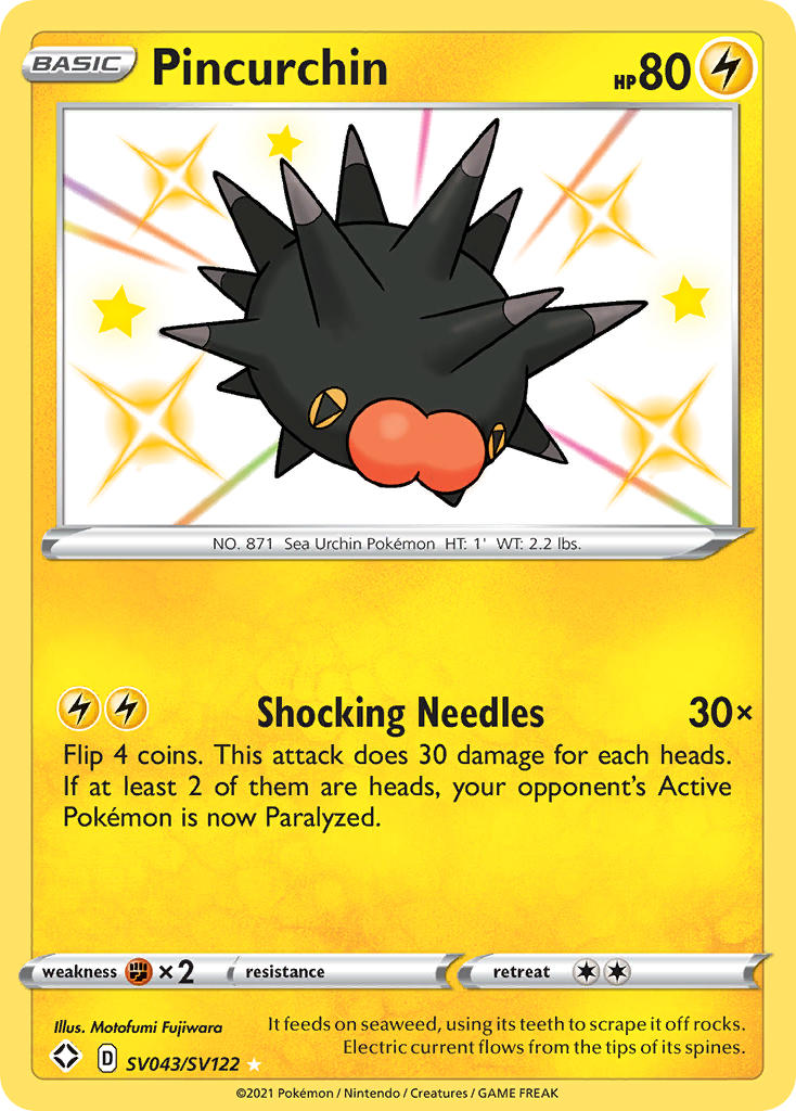 Pincurchin (SV043/SV122) [Sword & Shield: Shining Fates] | Devastation Store