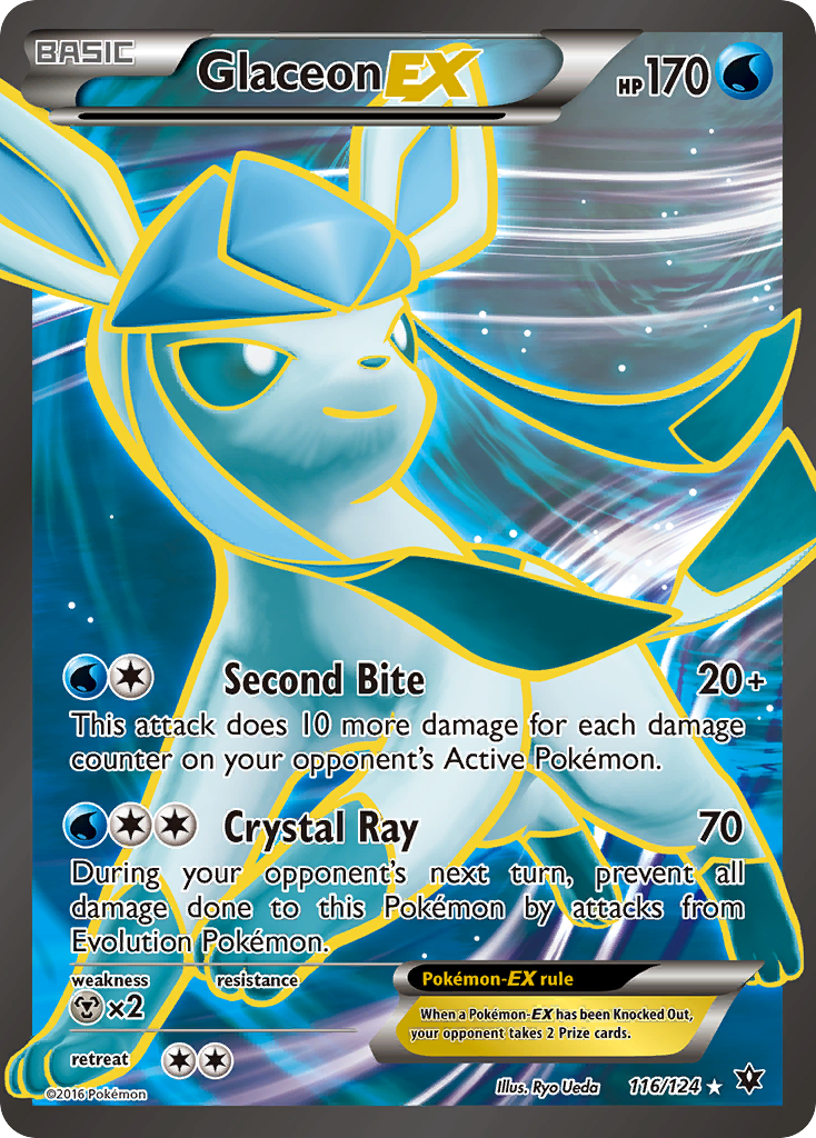 Glaceon EX (116/124) [XY: Fates Collide] | Devastation Store