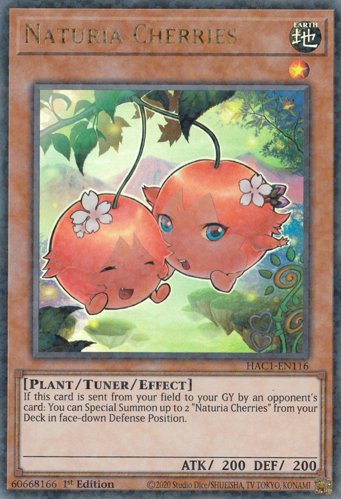 Naturia Cherries (Duel Terminal) [HAC1-EN116] Parallel Rare | Devastation Store