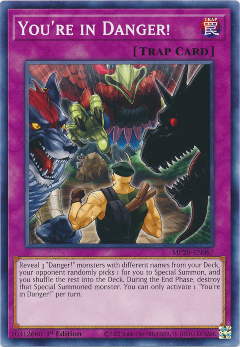 You're in Danger! [MP20-EN087] Common | Devastation Store