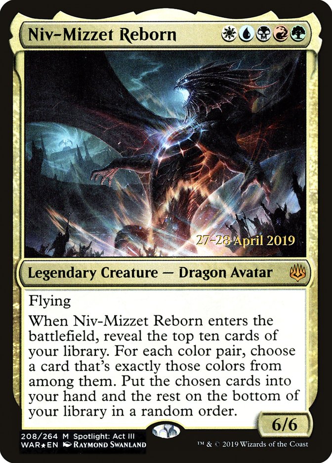 Niv-Mizzet Reborn  [War of the Spark Prerelease Promos] | Devastation Store