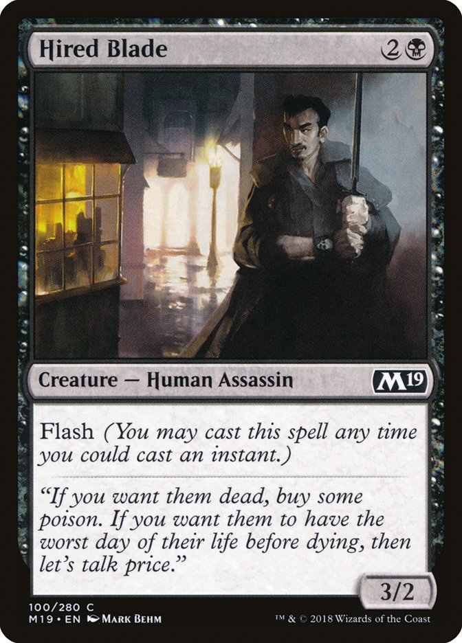 Hired Blade [Core Set 2019] - Devastation Store | Devastation Store