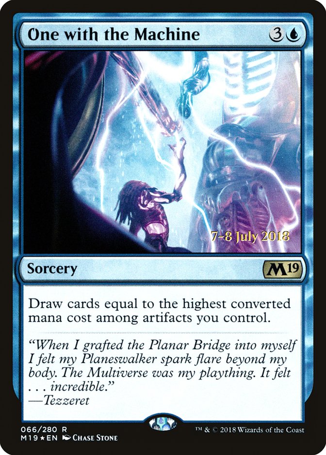 One with the Machine  [Core Set 2019 Prerelease Promos] - Devastation Store | Devastation Store