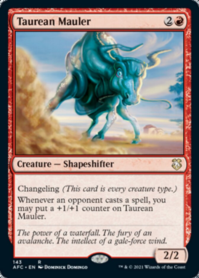 Taurean Mauler [Dungeons & Dragons: Adventures in the Forgotten Realms Commander] | Devastation Store