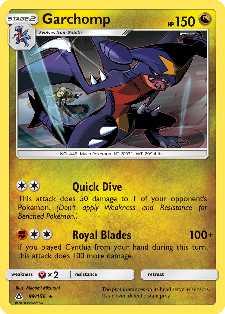 Garchomp (99/156) [Sun & Moon: Ultra Prism] | Devastation Store