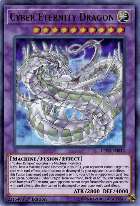 Cyber Eternity Dragon [LED3-EN012] Ultra Rare | Devastation Store