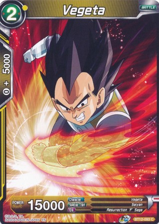 Vegeta [BT12-093] | Devastation Store