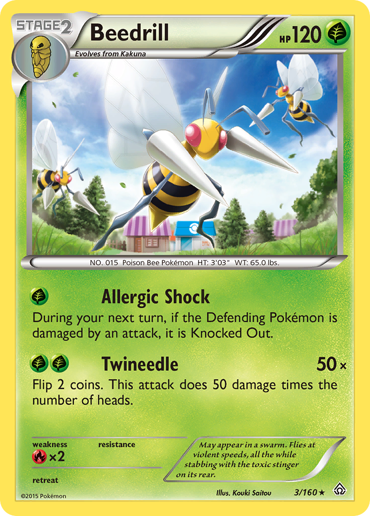 Beedrill (3/160) [XY: Primal Clash] | Devastation Store