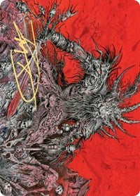 Varragoth, Bloodsky Sire Art Card (Gold-Stamped Signature) [Kaldheim: Art Series] | Devastation Store