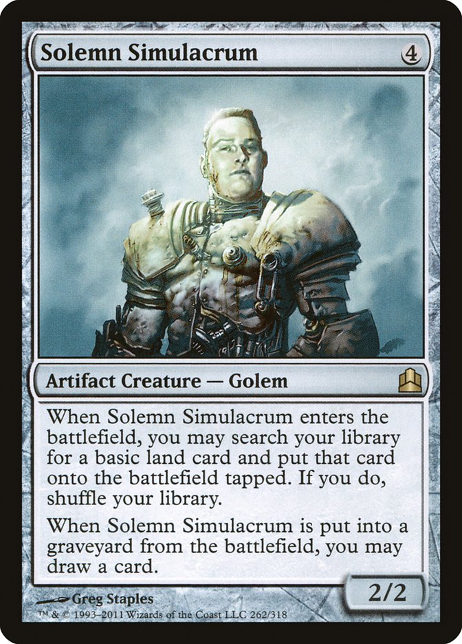 Solemn Simulacrum [Commander 2011] - Devastation Store | Devastation Store
