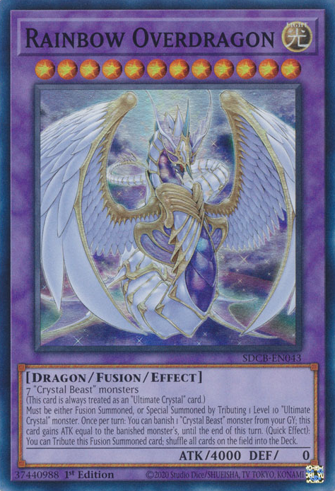 Rainbow Overdragon [SDCB-EN043] Super Rare | Devastation Store