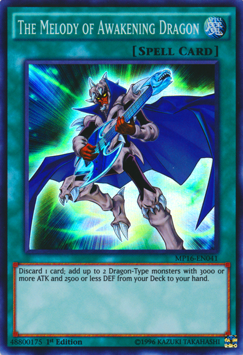 The Melody of Awakening Dragon [MP16-EN041] Super Rare | Devastation Store