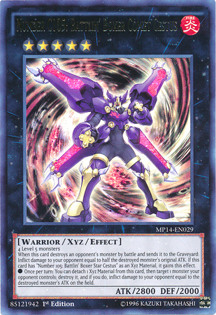 Number C105: Battlin' Boxer Comet Cestus [MP14-EN029] Ultra Rare | Devastation Store