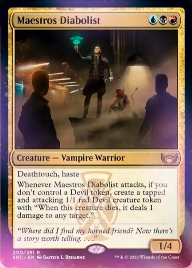Maestros Diabolist [Streets of New Capenna] | Devastation Store