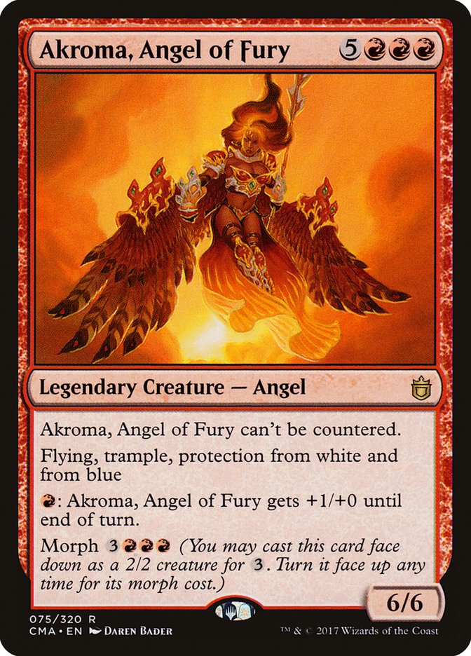 Akroma, Angel of Fury [Commander Anthology] | Devastation Store