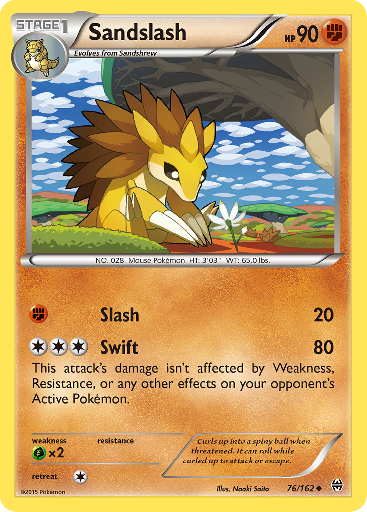 Sandslash (76/162) [XY: BREAKthrough] | Devastation Store