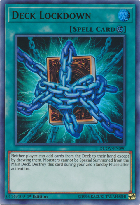 Deck Lockdown [DUOV-EN090] Ultra Rare | Devastation Store