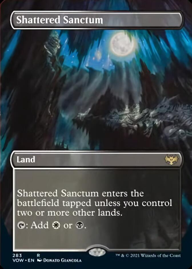 Shattered Sanctum (Borderless) [Innistrad: Crimson Vow] | Devastation Store