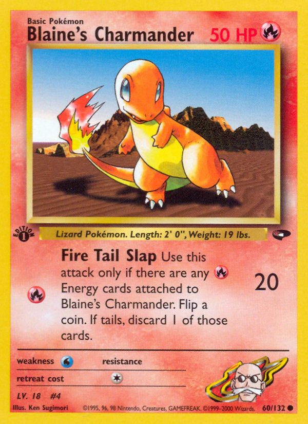 Blaine's Charmander (60/132) [Gym Challenge 1st Edition] | Devastation Store