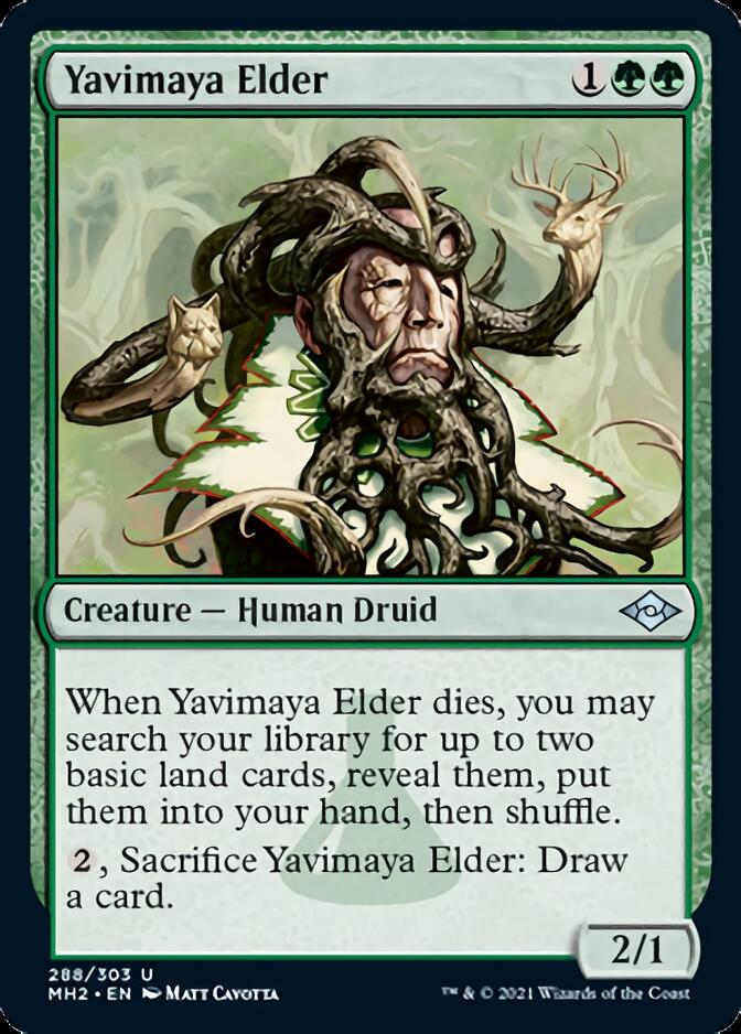 Yavimaya Elder (Foil Etched) [Modern Horizons 2] | Devastation Store