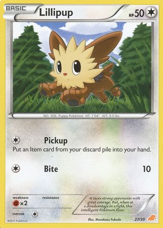 Lillipup (27/30) [Black & White: Trainer Kit - Excadrill] | Devastation Store